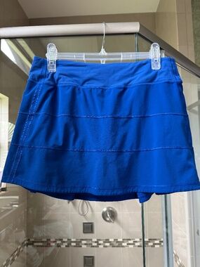 Lululemon Run: Pace Rival Skirt symphony blue-size 8